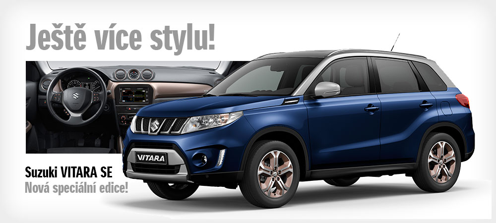 Speciální edice VITARA SE Speciální edice VITARA SE