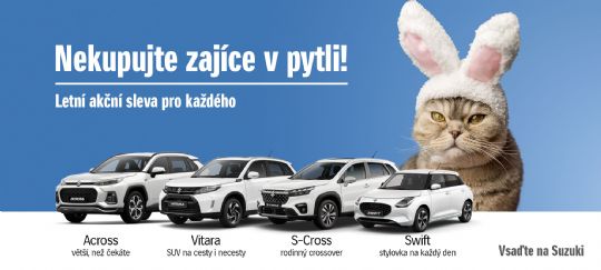 Nekupujte zajíce v pytli. Vsaďte na jistotu se Suzuki!